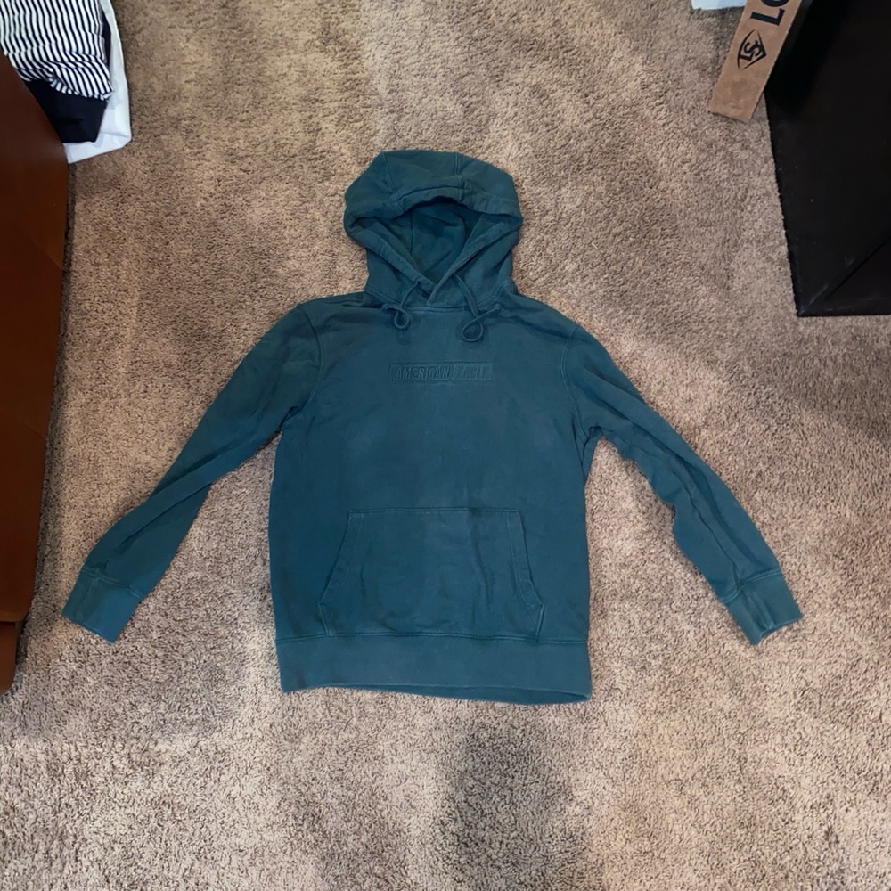 Dark Green American Eagle Hoodie